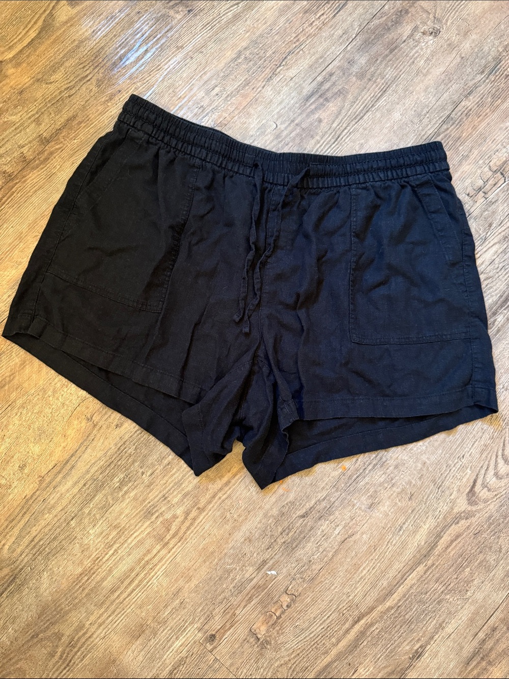 Old Navy Black Elastic Drawstring Athletic Shorts